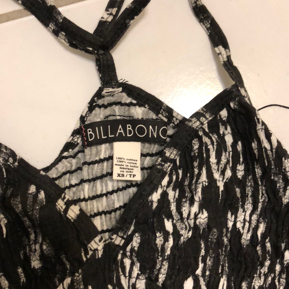 Billabong Scrunch Cute Boho Aztec Tank Racerback - Picture 3 of 3